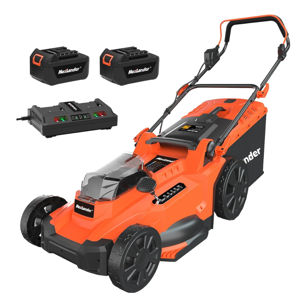 Maxlander 2-in-1 40V Battery Powered Electric 17" Cordless Lawn Mower