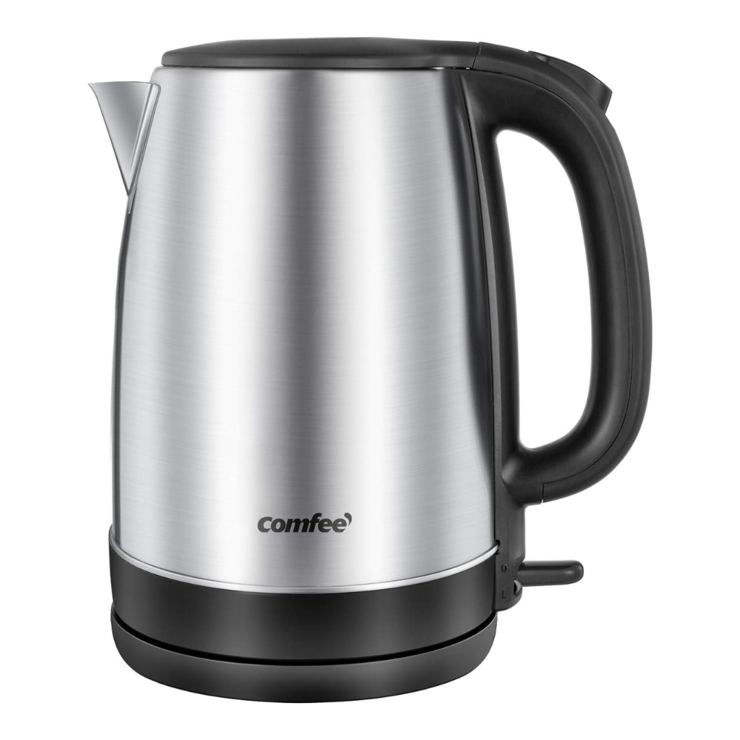 Comfee 1500W 1.7L Stainless Steel Cordless Electric Tea Kettle