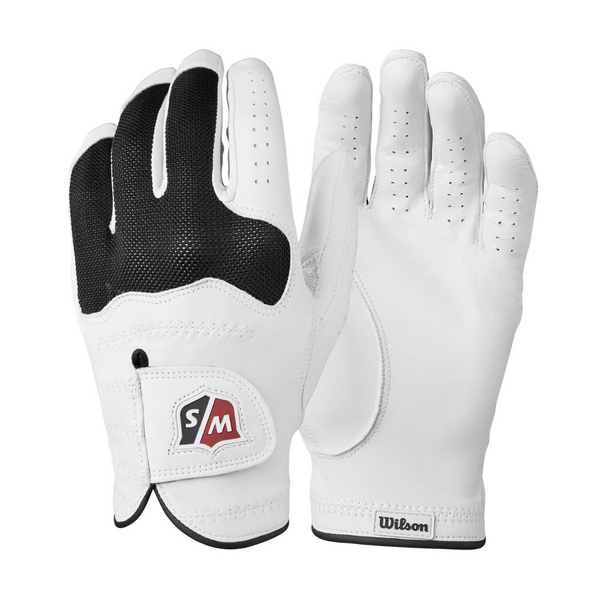 Wilson Men's Left Hand Conform Golf Glove (Size: X-Large in White/Black)