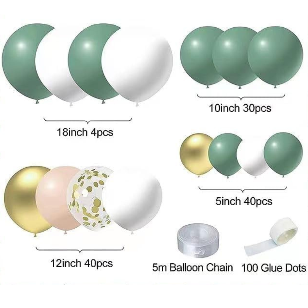 129-Piece Balloon Garland Arch Kit (Various)