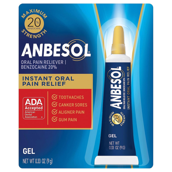 Anbesol Maximum Strength Oral Pain Relief Gel (0.33 Oz)