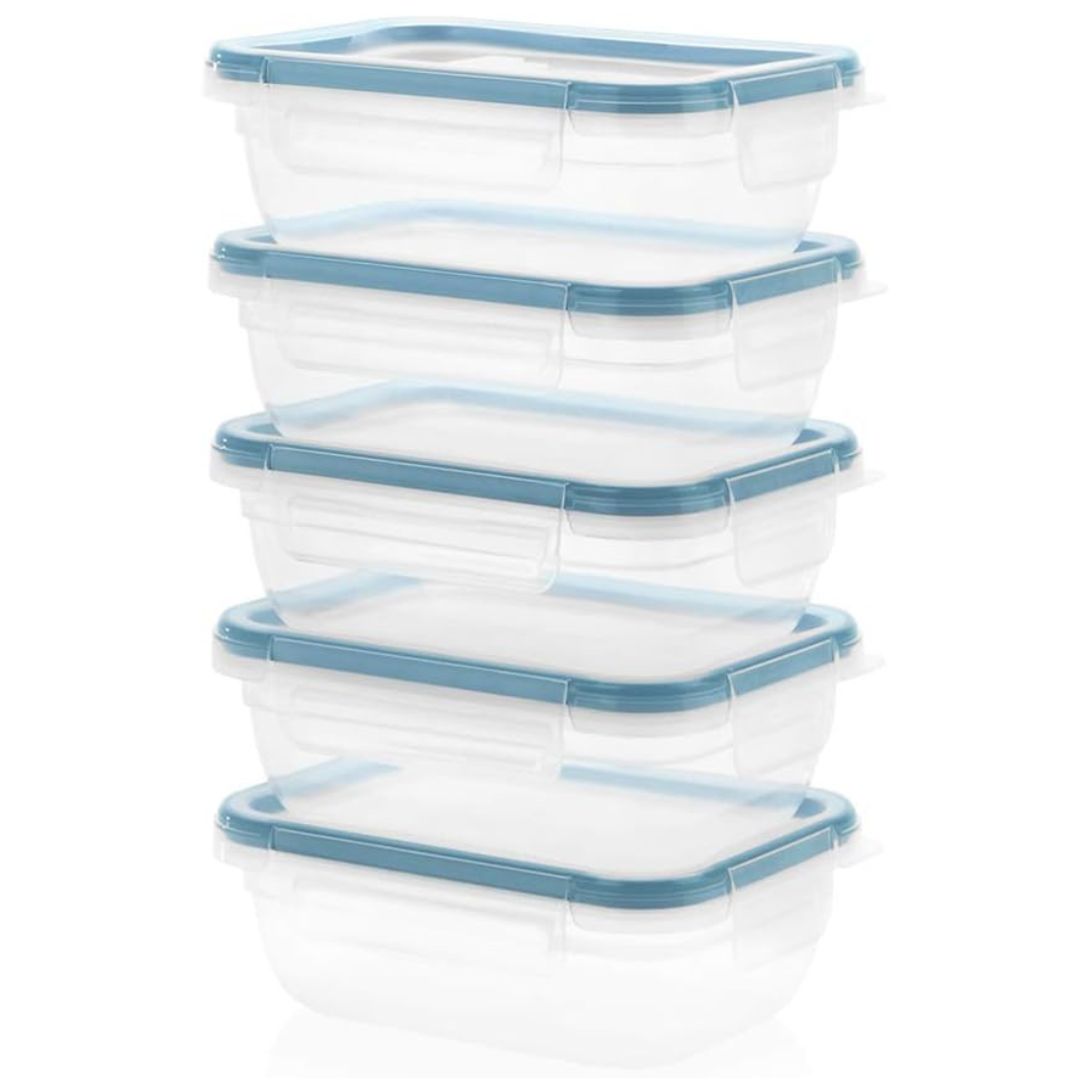 5-Pack Snapware 3-Cup Total Solution Plastic Food Storage Containers Set