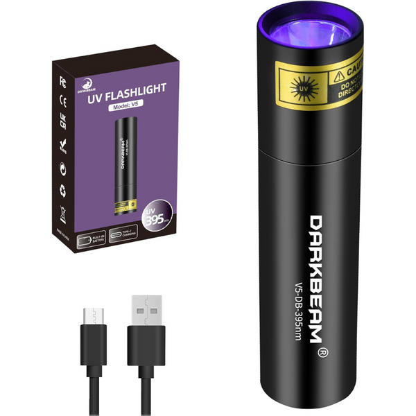 Darkbeam Rechargeable UV 395nm LED FlashLight