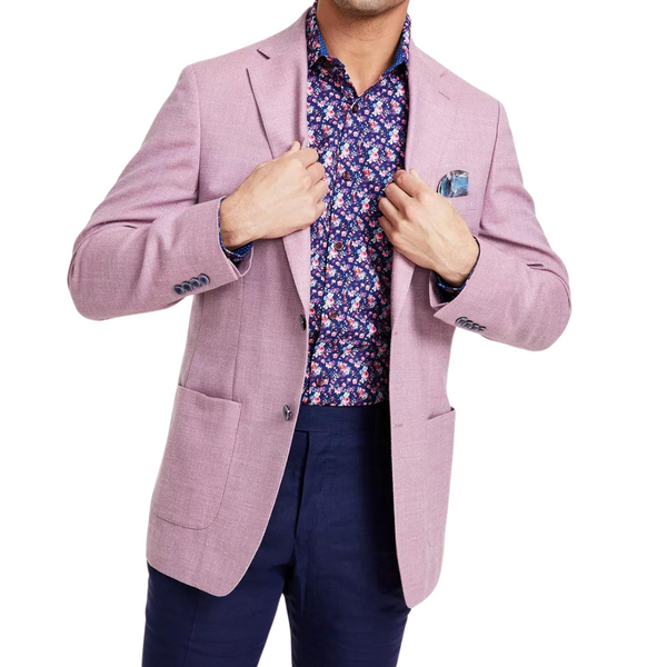 Tallia Men's Slim-Fit Lilac Weave Wool-Blend Sport Coat