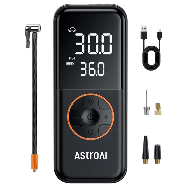 AstroAI L4 150PSI Tire Inflator Portable Air Compressor For Car Tires