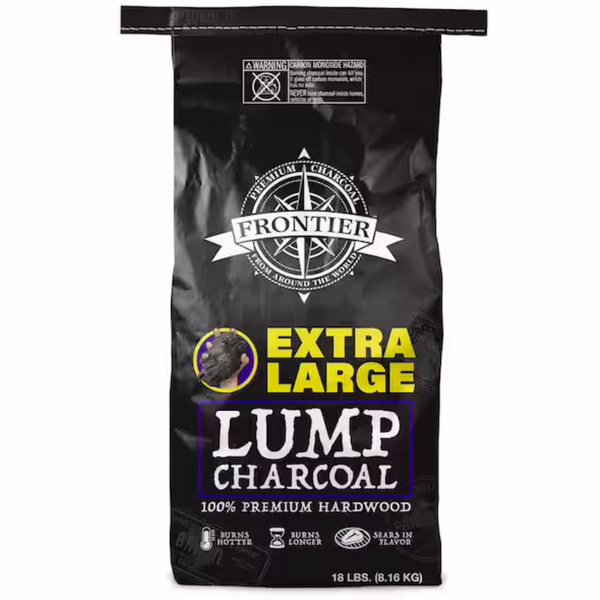 Frontier 18Lbs Extra-Large Lump Charcoal