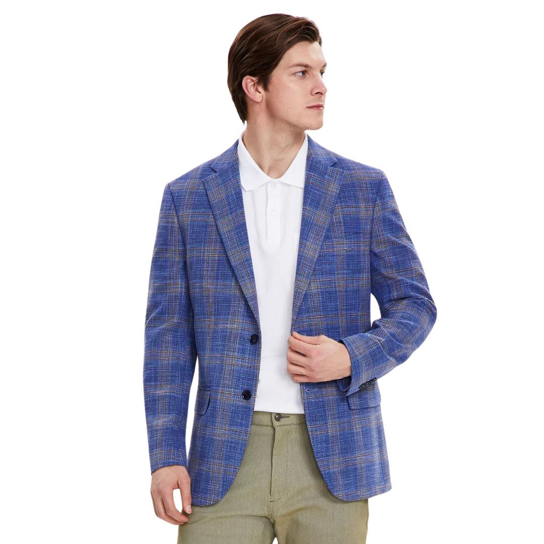 Tommy Hilfiger Men's Modern-Fit Check Sport Coat