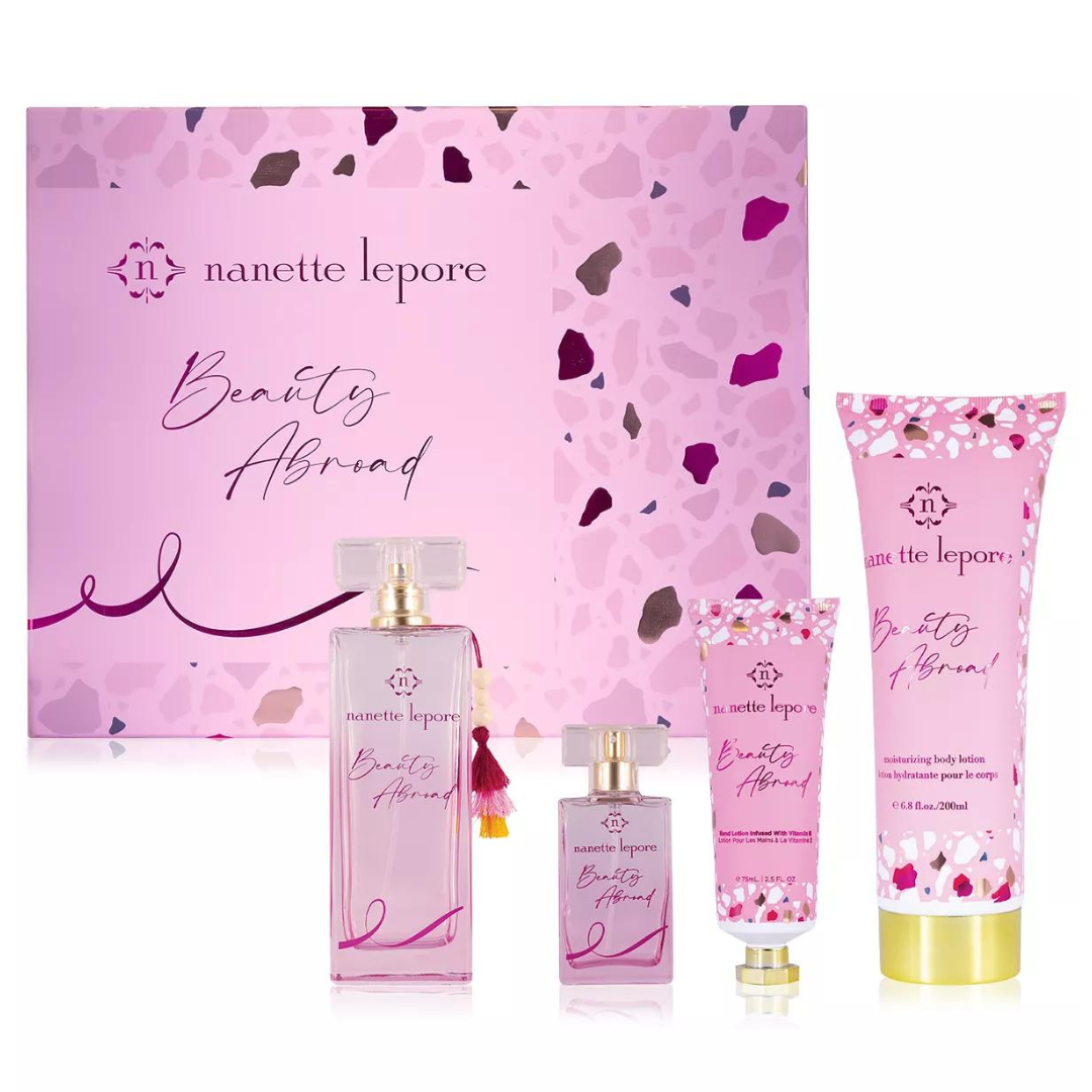 4-Piece Nanette Lepore Beauty Abroad Gift Set