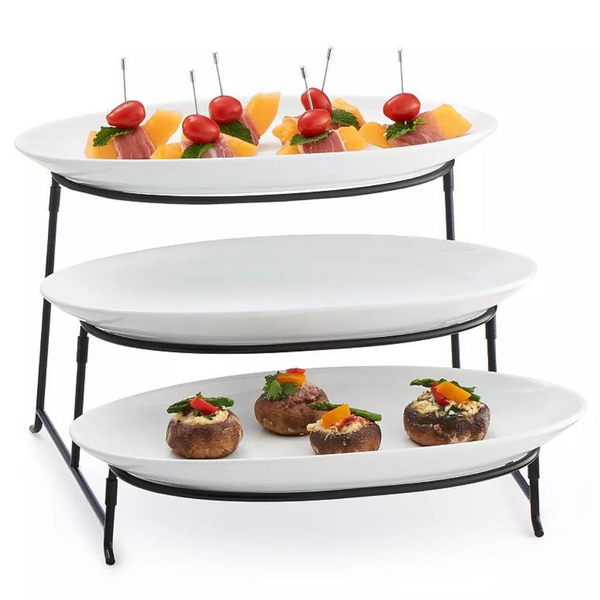 Food Network 3-Tier Plate Server