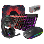 Wired Gaming Keyboard And Mouse Headset Combo