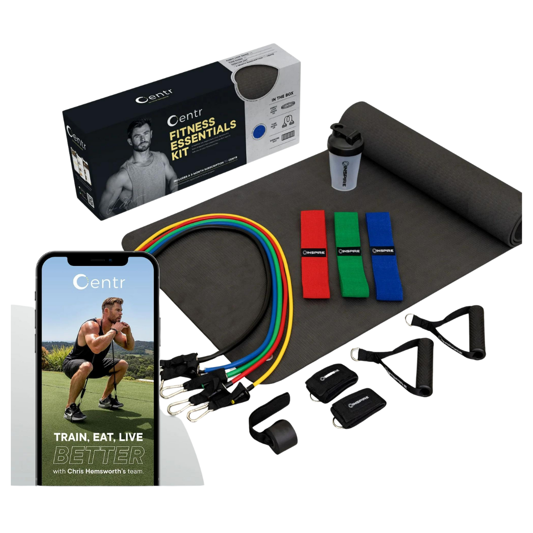 Centr by Chris Hemsworth Fitness Home Workout Equipment Kit