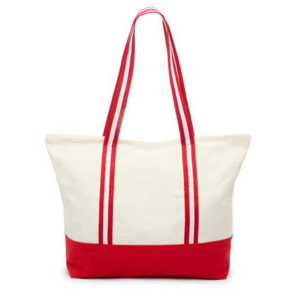 Mix No. 6 Women's Bonnie Tote Bag (Red/Beige)