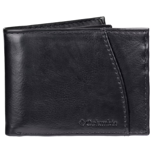 Columbia Men's Leather Extra Capacity Slimfold Wallet