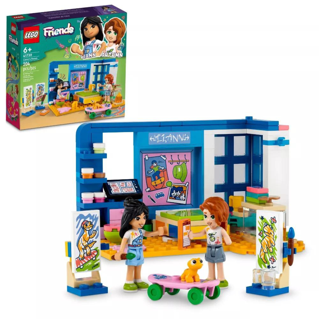 204-Piece LEGO Friends Liann's Room (41739)