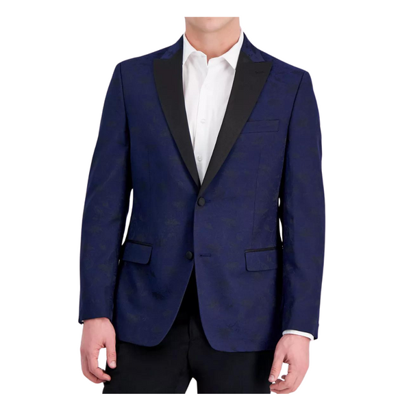 Alfani Men's Slim-Fit Floral Evening Jacket (Navy)