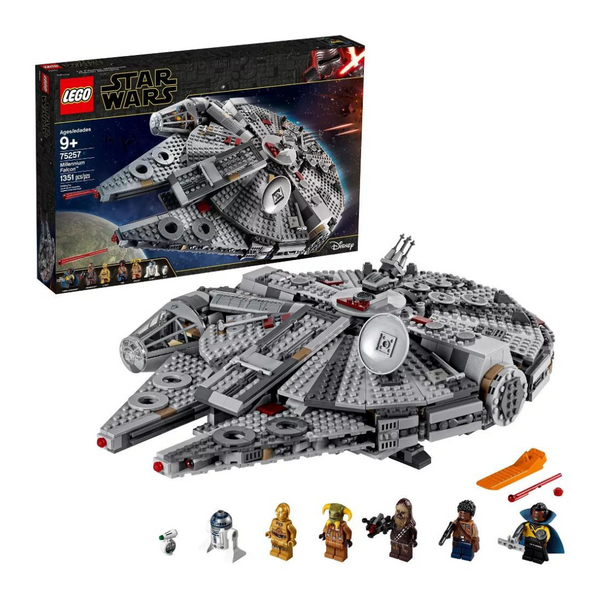 1351-Piece LEGO Star Wars Millennium Falcon Starship Building Set (75257)