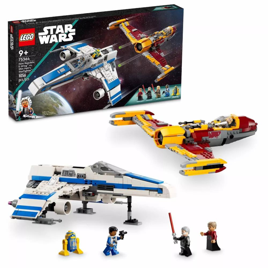 Lego Ahsoka New Republic E-Wing Vs.Shin Hatis Starfighter Playset