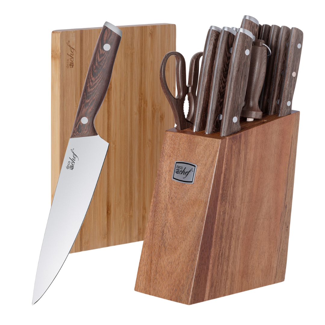 16-Piece Deco Chef Kitchen Knife Set