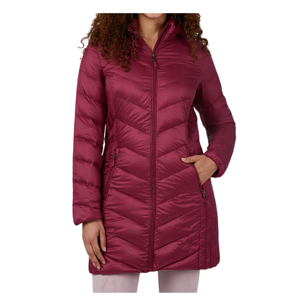 32 Degrees Women's Ultra-light Down Packable 3/4 Jacket (Various Colors)