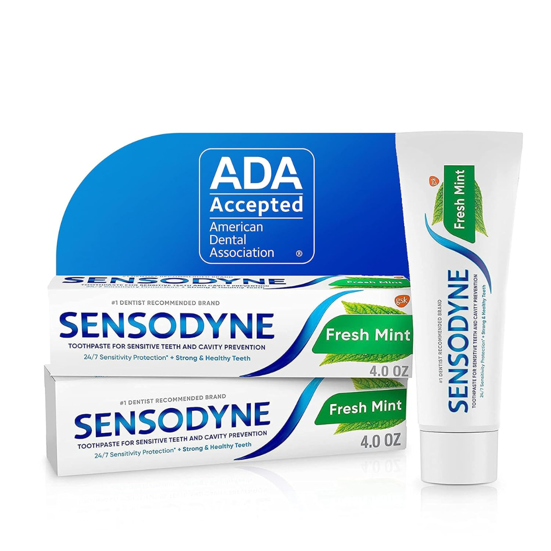 2-Pack Sensodyne Fresh Mint Sensitivity Toothpaste (4 Oz)