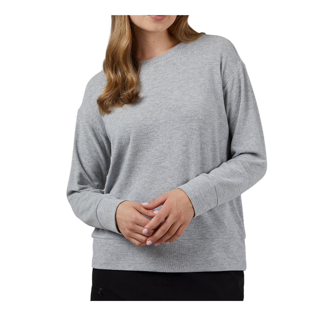 32 Degrees Women's Soft Sweater Knit Crew Top (Various Colors)