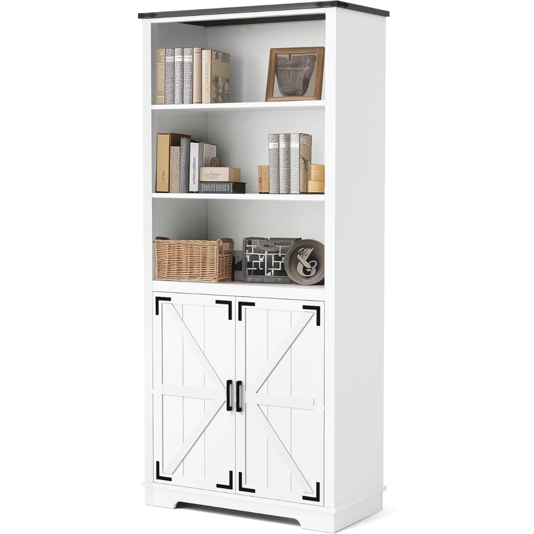 Pamapic 70" Wooden Storage Cabinet