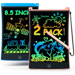 2-Pack Bravokids 8.5" LCD Writing Tablet With 4 Stylus