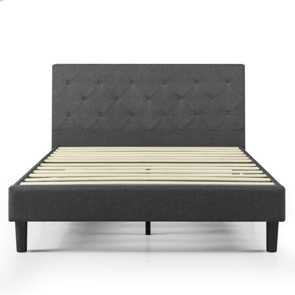 Zinus Shalini Full Size Upholstered Platform Bed Frame