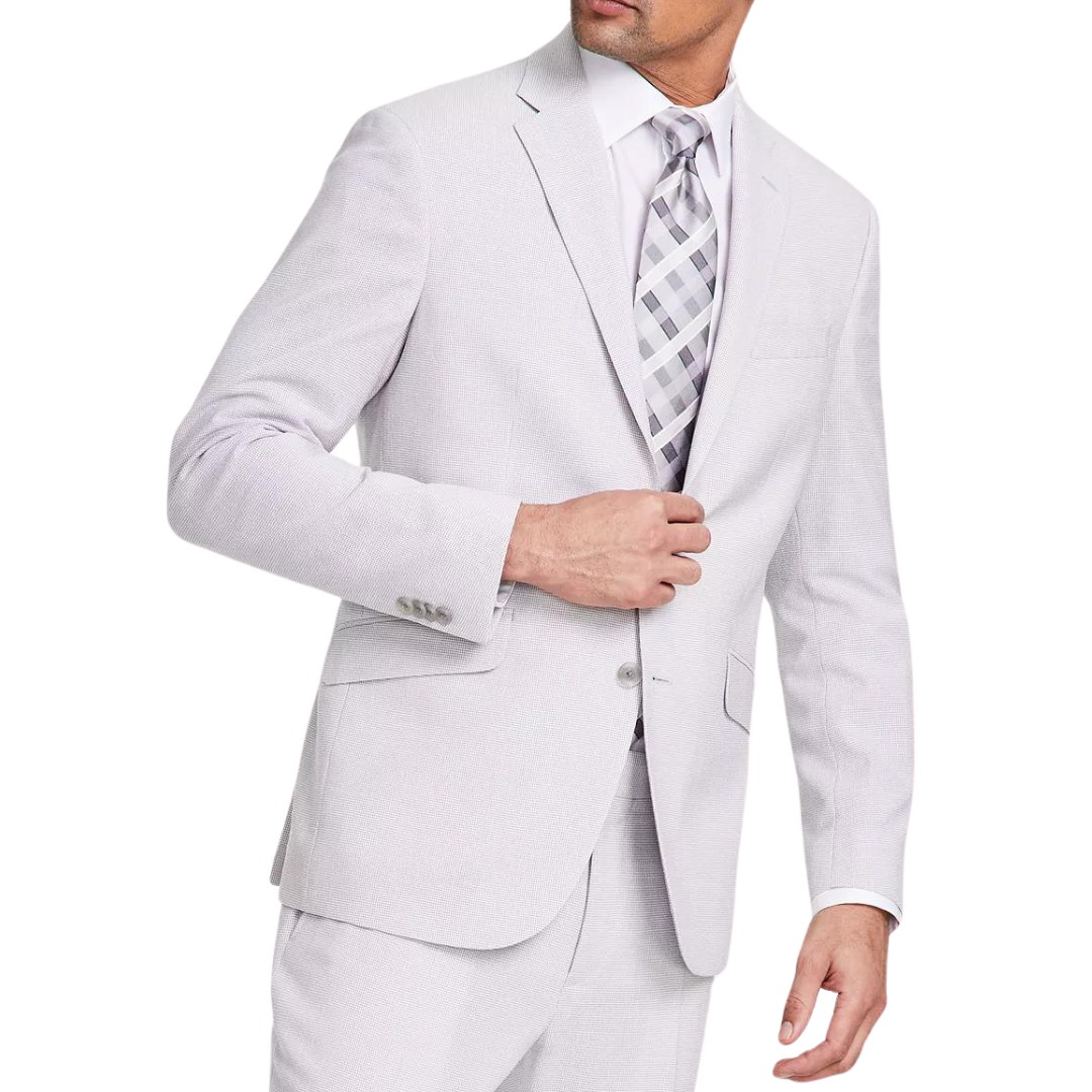 Kenneth Cole Reaction Men's Slim-Fit Mini-Houndstooth Suit (4 Colors)