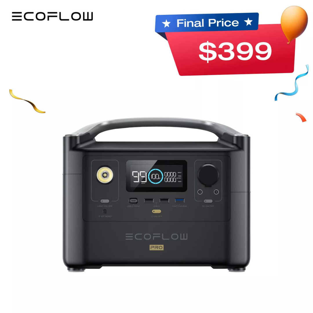 EcoFlow RIVER Pro Power Station 720Wh Generator