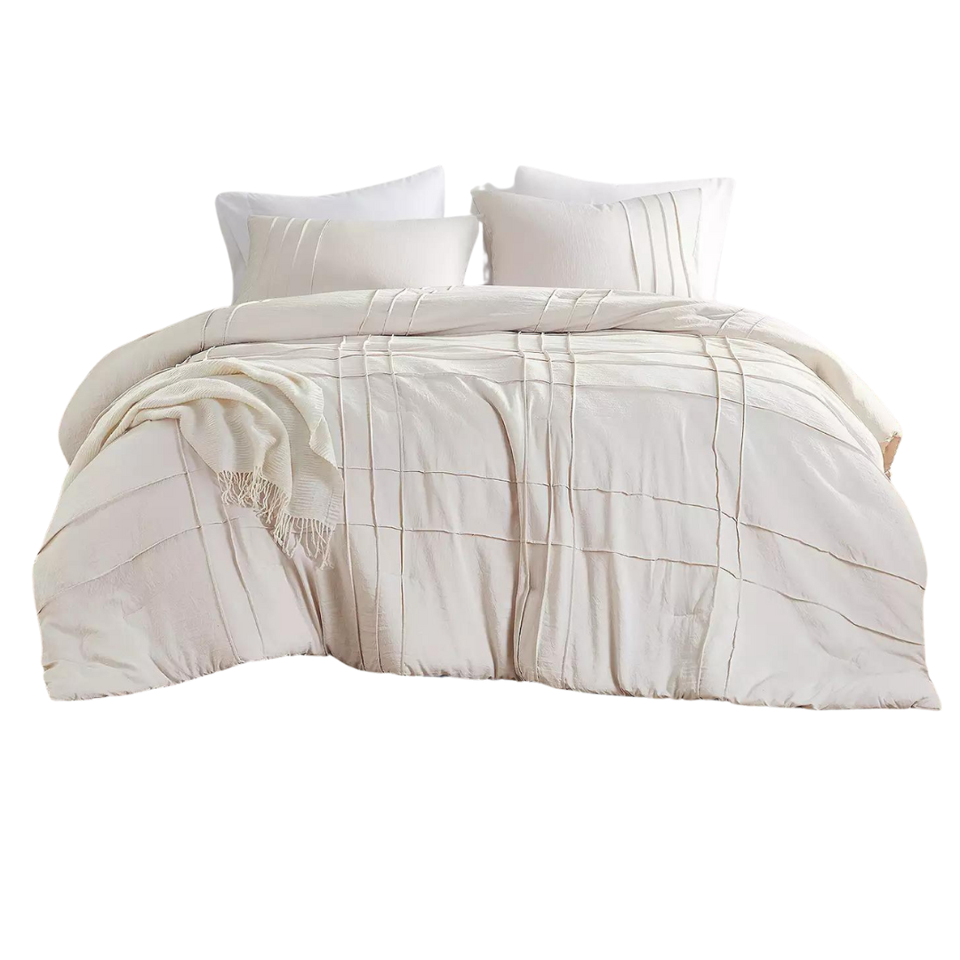 510 Design Porter Soft Washed Pleated Comforter Set