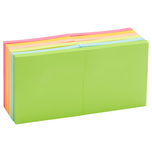 12-Pack Amazon Basics 3" x 3" Square Sticky Notes (70-Sheets)