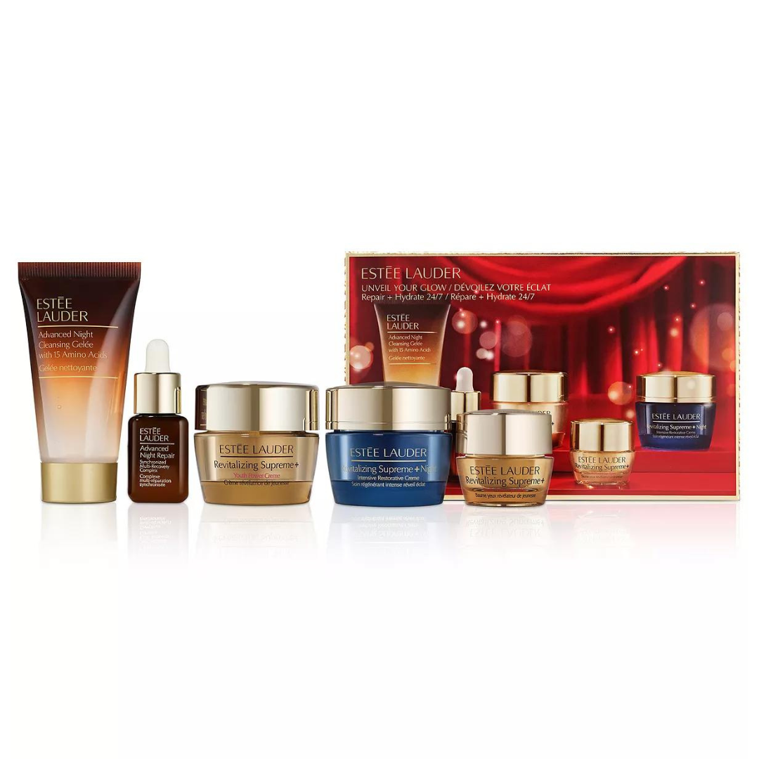 Estee Lauder 5-Piece Unveil Your Glow Skincare Starter Set