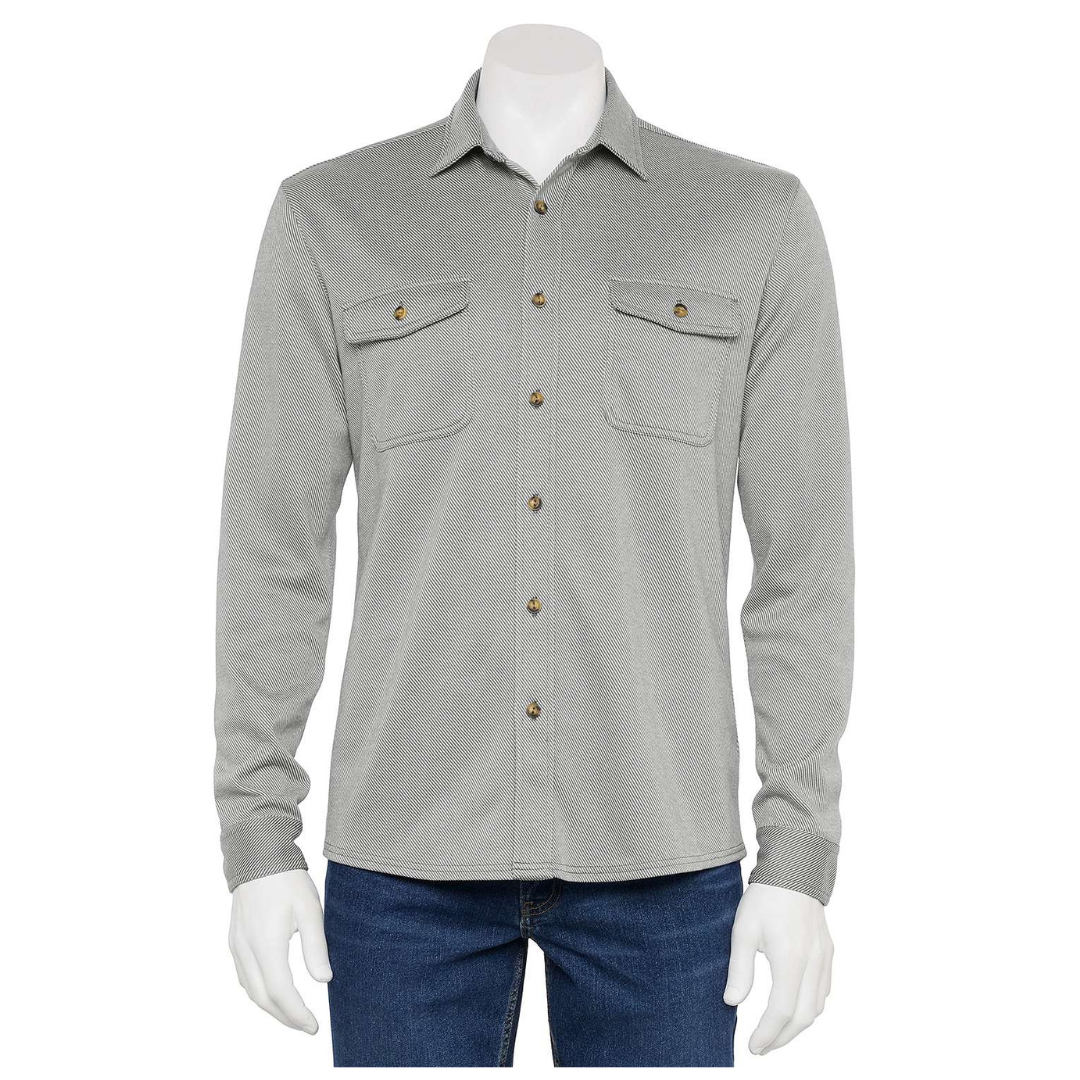 Sonoma Goods For Life Men's Soft Knit Button-Down Shirt