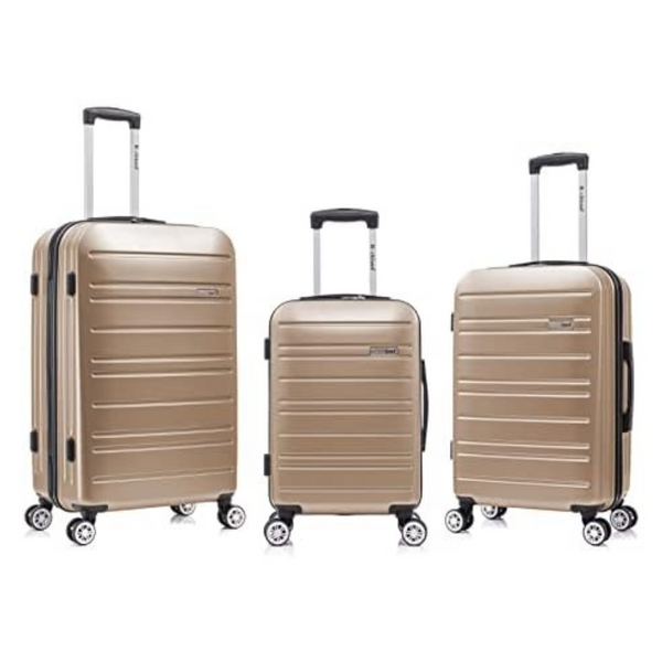 3-Piece Rockland Irvine Hardside Spinner Wheel Luggage (3 Colors)