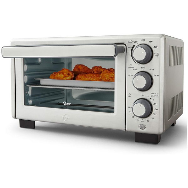 Oster Stainless Steel Compact Countertop Oven With Air Fryer