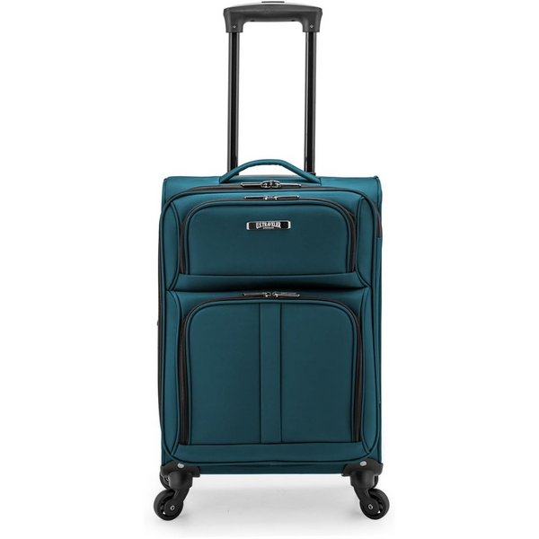 U.S. Traveler Anzio Softside 22 Inch Expandable Spinner Luggage