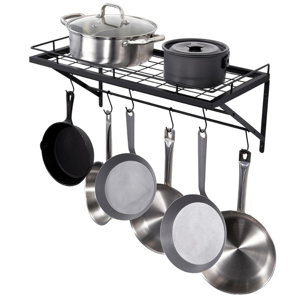 VEVOR Wall Mounted 24" Pot And Pan Hanging Rack