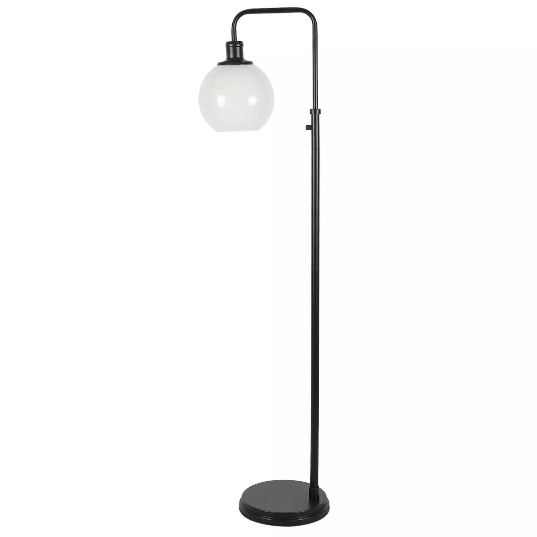 Black Downbridge Floor Lamp