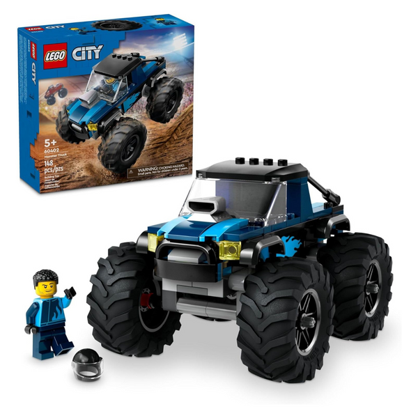 LEGO City Blue Monster Truck Off-Road Toy Mini Monster Truck 60402