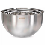 Art & Cook 5-Piece Stainless Steel Mixing Bowl Set