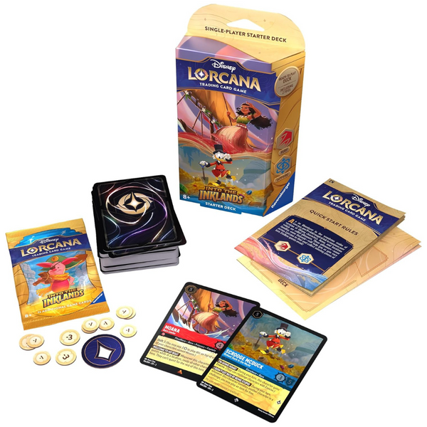 Disney Lorcana: Into the Inklands Starter Deck (Ruby and Sapphire)