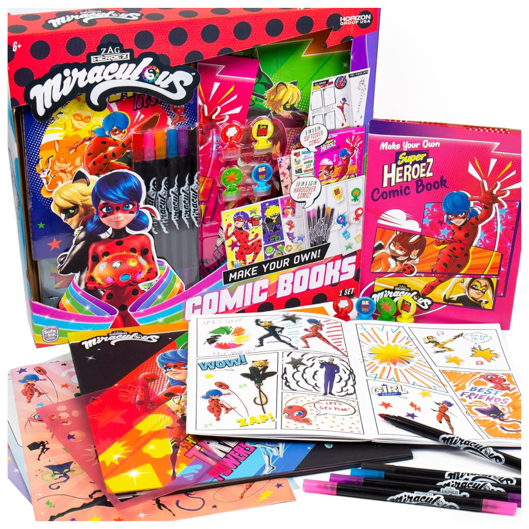 Miraculous Make Your Own Comic Book for Kids