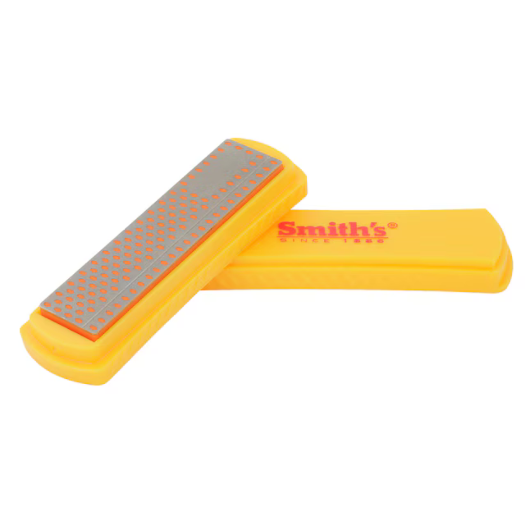 Smith's 4" Diamond Sharpening Stone Handheld Sharpener with Case