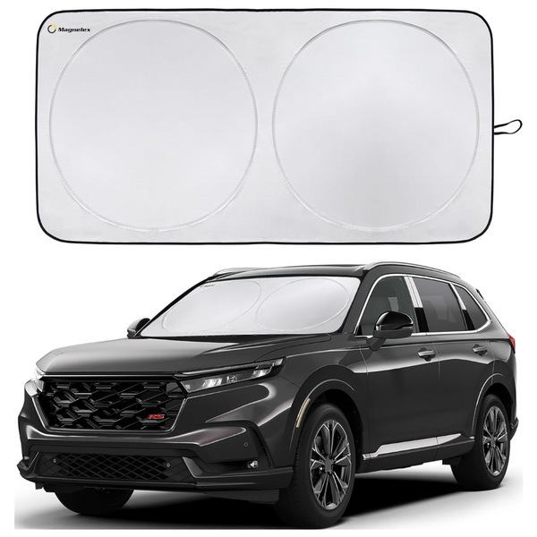 Magnelex Car Windshield Sunshade with Bonus Steering