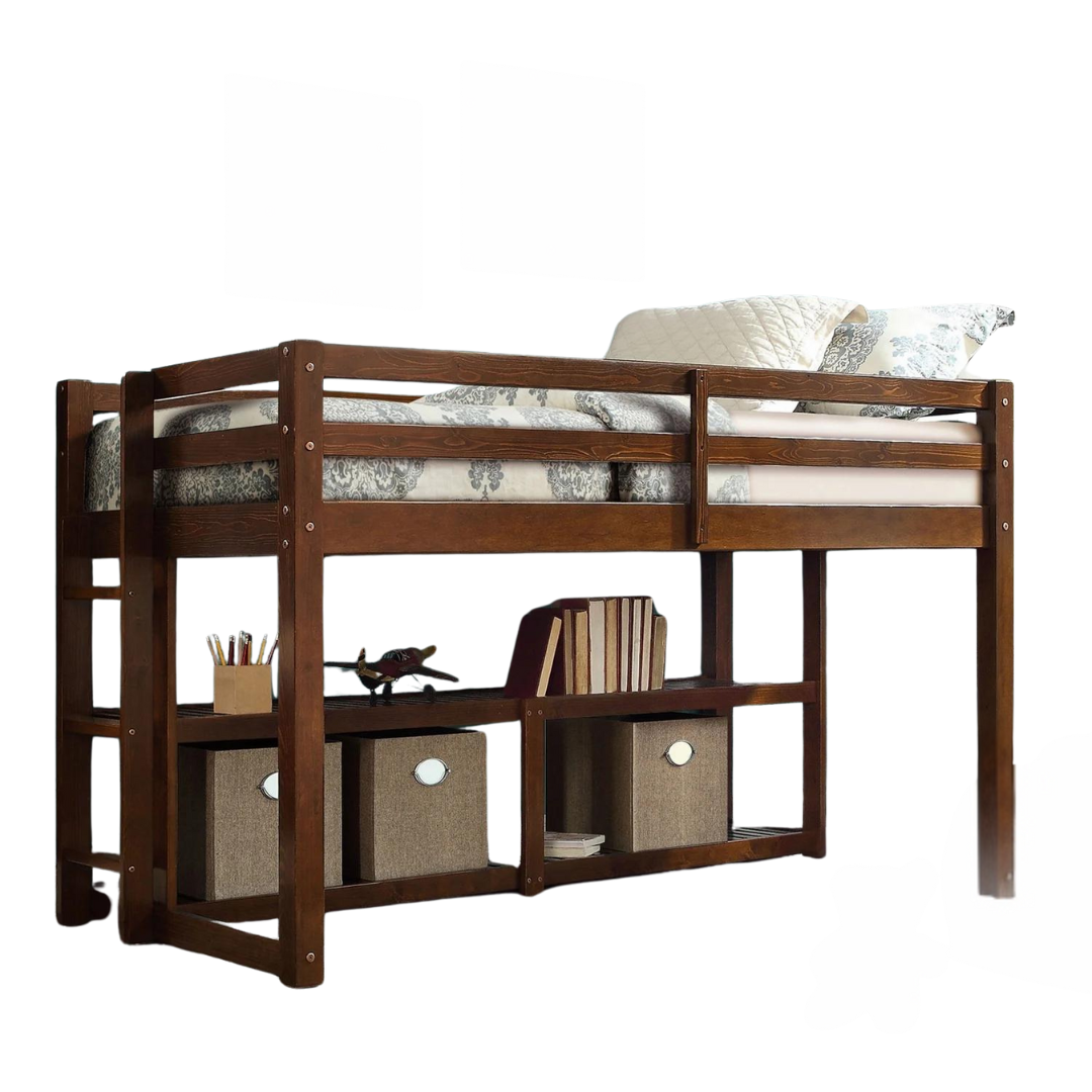 Better Homes And Gardens Greer Twin Loft Storage Bed (Espresso)