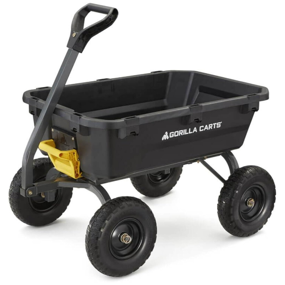 Gorilla Carts 7GCG-NF Heavy-Duty Poly Dump Garden Cart