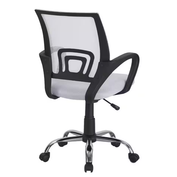 Homestock Executive Office Mesh Mid-Back Swivel Chair With Armrest