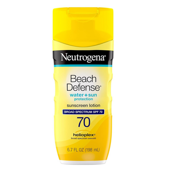 Neutrogena Beach Defense Broad Spectrum Sunscreen Body Lotion, 6.7 Oz