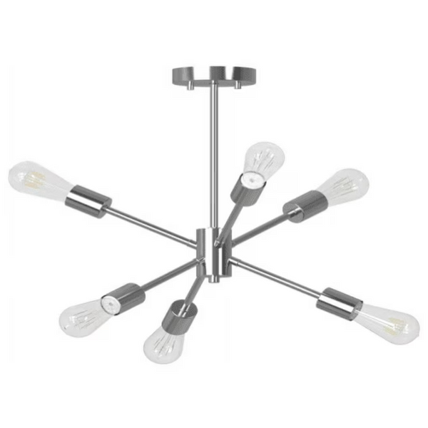 Better Homes & Gardens 6 Lights Semi-Flush Mount